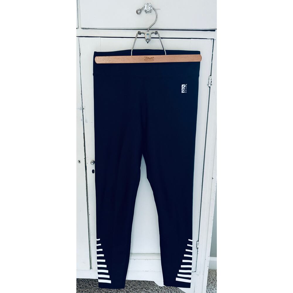 Women's P.E Nation Resurgence High Rise Black and White Printed Leggings, Size M